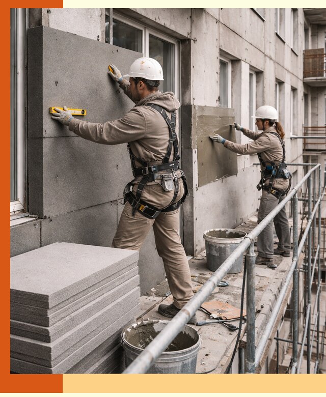 Утепление квартиры снаружи под ключ в Нальчике