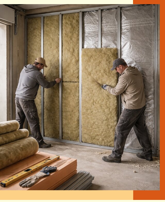 Утепление гаража изнутри в Нальчике от 7772 руб/м2 — работы и цена | ТепломастерНль