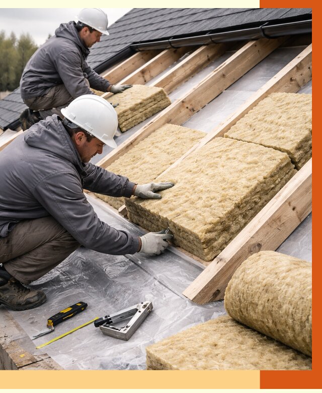 Утепление крыши в Нальчике от 1917 руб./м2 — комплексное утепление кровли | ТепломастерНль