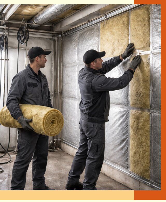 Утепление автомойки в Нальчике от 8809 руб./м2 — комплексное утепление под ключ | ТепломастерНль