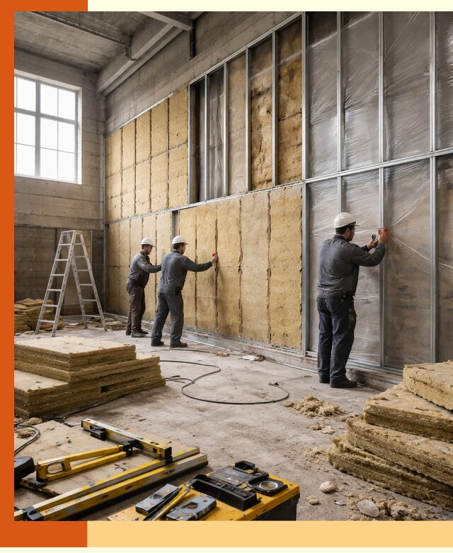 Утепление спортивного зала в Нальчике качественно и недорого