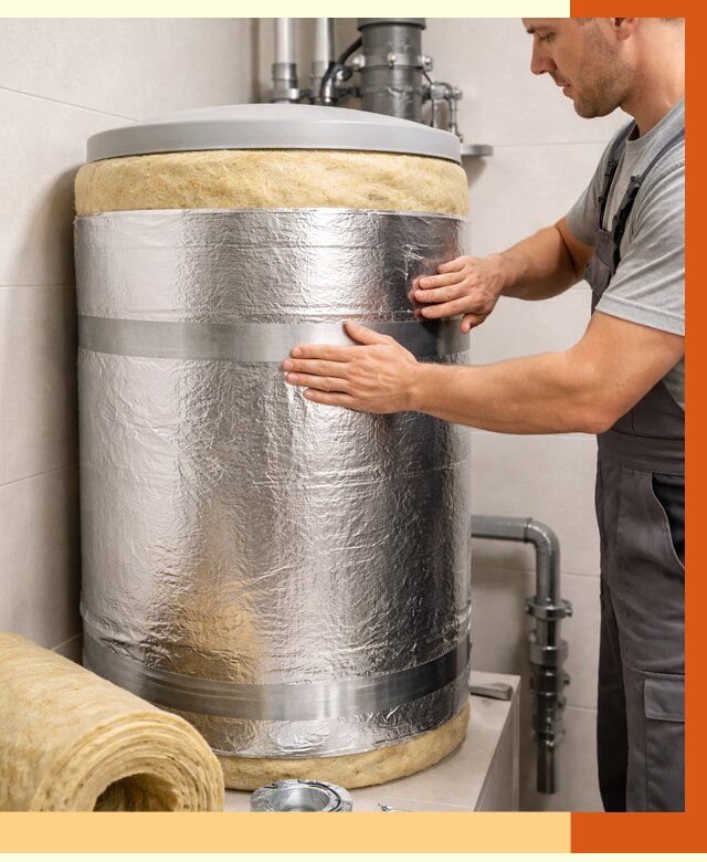 Утепление бойлера в Нальчике от 4663 руб. под ключ | Утепление ППУ | ТепломастерНль