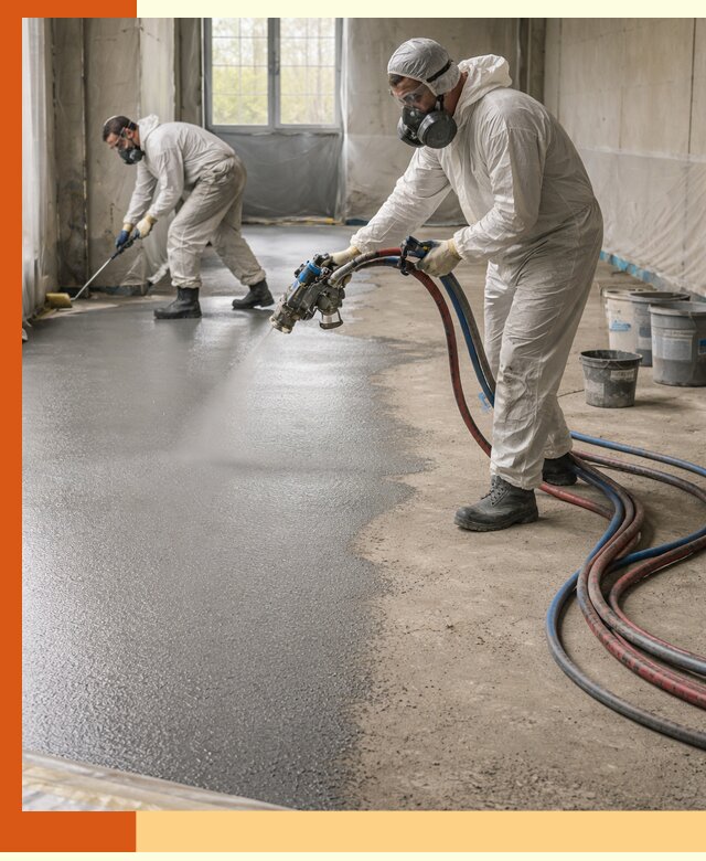 Гидроизоляция полимочевиной полов и конструкций в Нальчике