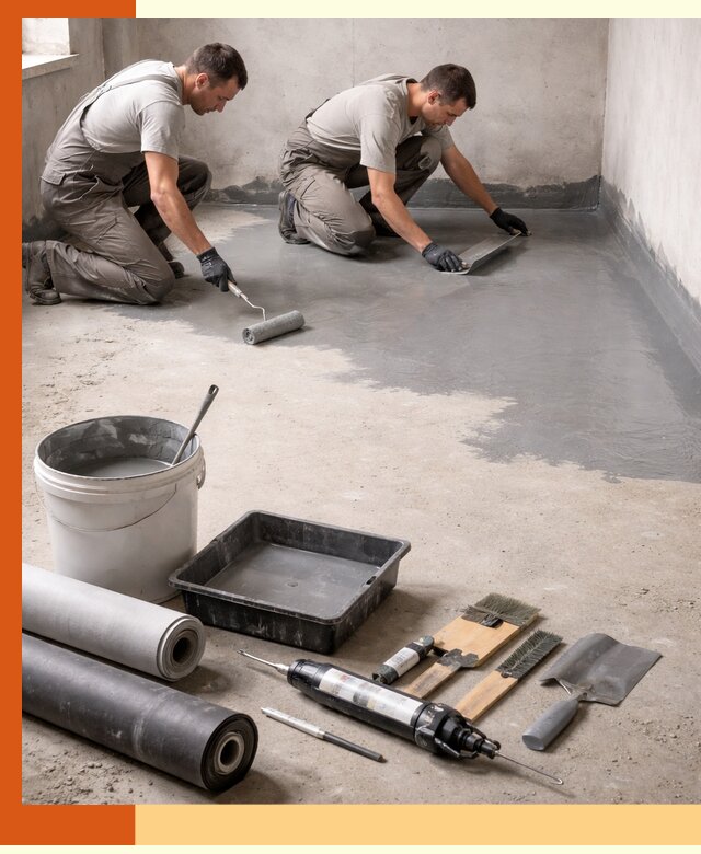 Гидроизоляция пола в Нальчике — надежная защита от влаги и протечек