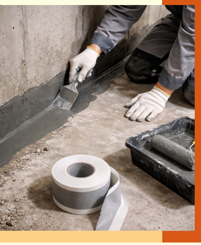 Гидроизоляция швов и герметизация стыков в Нальчике от 1295 руб. | ТепломастерНль