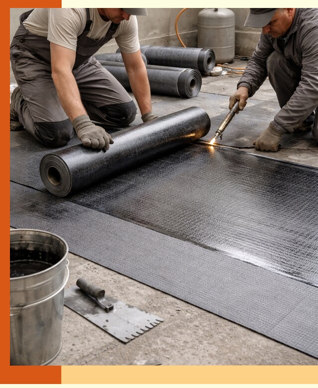 Монтаж гидроизоляционной мембраны в Нальчике для зданий и конструкций