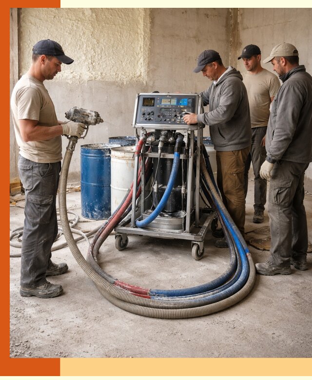 Аренда установки для напыления ППУ в Нальчике на выгодных условиях